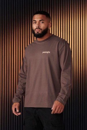 Young LA 801 - Eternal Longsleeves Braun | 9475-QYMKS