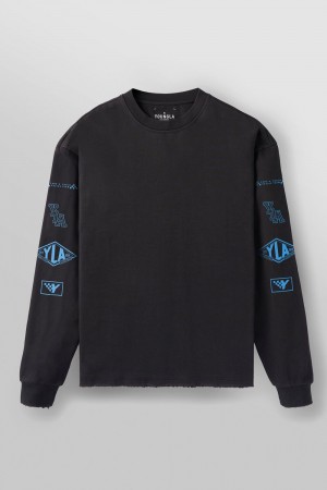 Young LA 8037 - Excellence Longsleeves Dunkelgrau | 2489-GPSQT