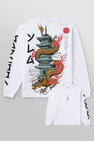 Young LA 8038 - Tokyo Longsleeves Weiß | 0537-NYGJK