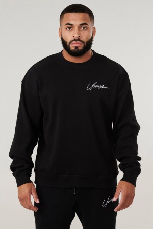 Young LA 807 Cozy Thermal Longsleeves Schwarz | 4963-LQSHZ
