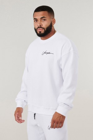 Young LA 807 Cozy Thermal Longsleeves Weiß | 7841-RXWCI