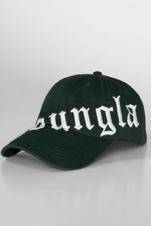Young LA 9005 - Tilted Logo Dad Hat Grün | 7601-JKLPX