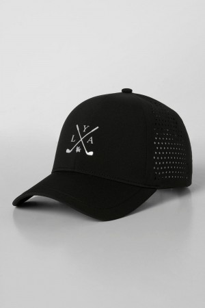 Young LA 9047 - Tee Time Golf Hats Schwarz | 7193-WKLVC