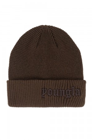 Young LA 905 Testament Beanies Braun | 5860-AWNDJ