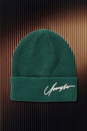 Young LA 906 - Signature Beanies Grün | 9634-QLYWS