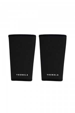 Young LA 914 Knee Sleeves Schwarz | 3516-HIYDZ