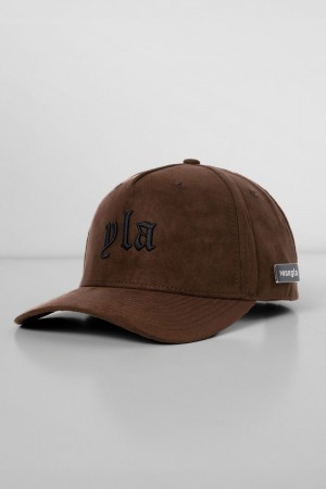 Young LA 915 - Yla Suede Hats Braun | 6203-XENHU