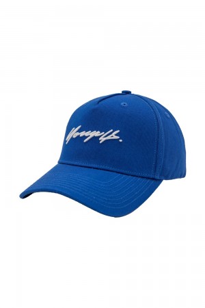 Young LA 922 Signature Hats Blau | 1504-GJUBO