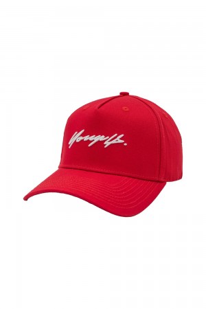 Young LA 922 Signature Hats Rot | 1032-RSMDC