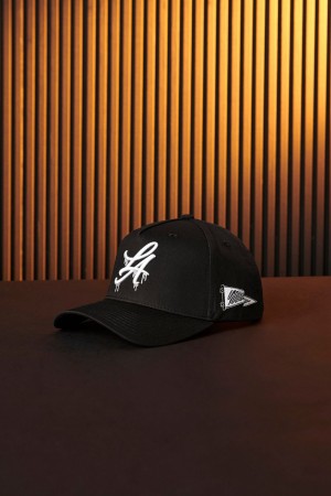 Young LA 924 - Drip Hats Schwarz | 5291-OJLFQ