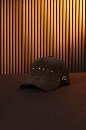 Young LA 925 - Corduroy Hats Dunkelbraun | 8657-DOKXC