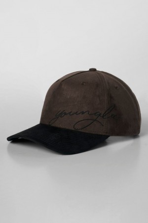 Young LA 937 - Suede Signature Hats Braun | 7589-IJXPC