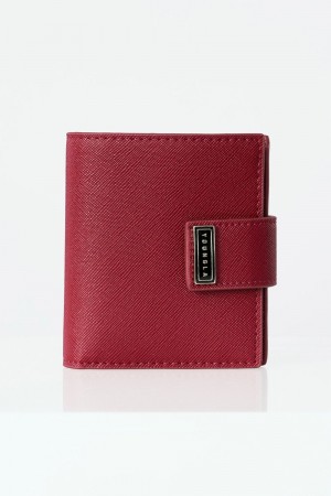 Young LA 951 - Executive Bifold Wallets Rot | 2785-ATZNK