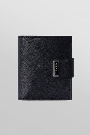 Young LA 951 - Executive Bifold Wallets Schwarz | 6359-HOPLZ