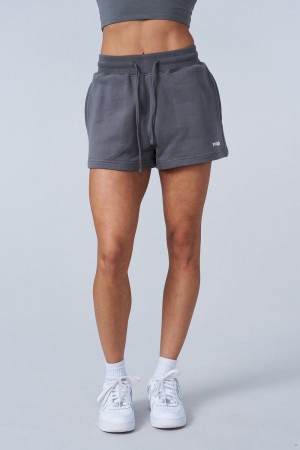 Young LA W142 - Love Sets - Terry Shorts Grau | 6237-HWAQL