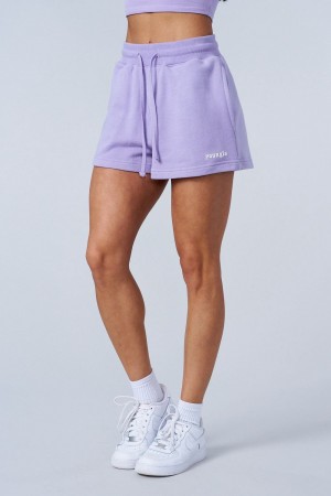 Young LA W142 - Love Sets - Terry Shorts Lila | 1096-AFVKI
