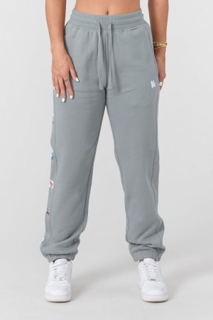 Young LA W203 Winter Bloom Joggers Blau | 9745-VIQTC