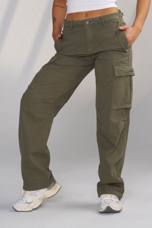 Young LA W206 - Metro Cargos Olivgrün | 8096-HXQZB