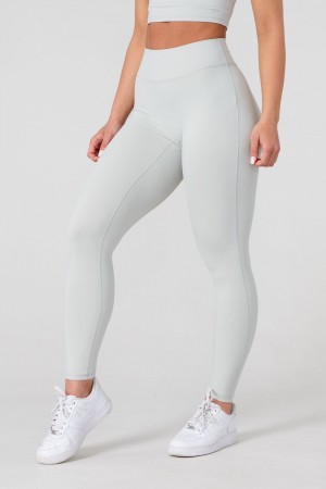 Young LA W209 Level Up Leggings Grau | 8437-FYDEP
