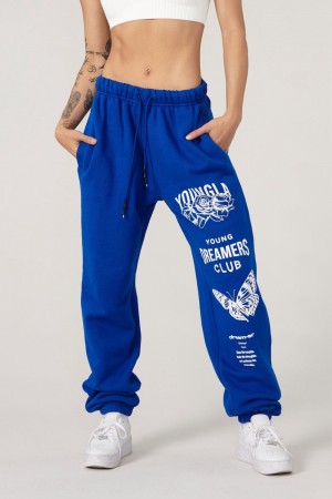 Young LA W211 Dreamers Joggers Blau | 5291-OMRVB