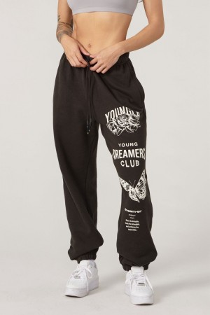 Young LA W211 Dreamers Joggers Schwarz | 5163-SITQV