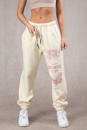 Young LA W211 Dreamers Joggers Weiß | 1528-QTEHB
