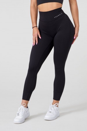 Young LA W212 Progress Leggings Schwarz | 2046-ECBZQ