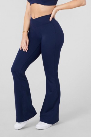 Young LA W215 Vital Flare Pants Navy | 6135-XBUWP