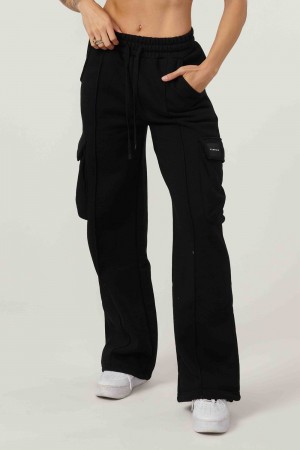 Young LA W216 - Cargo Fleece Joggers Schwarz | 7398-HSYAR