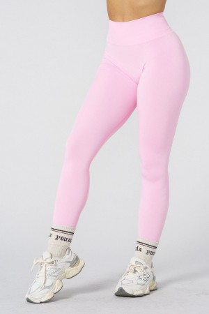 Young LA W220 - Core Seamless Leggings Rosa | 9281-RTYAB