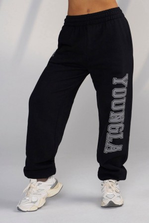 Young LA W223 - Campus Joggers Schwarz | 8690-HFPOV