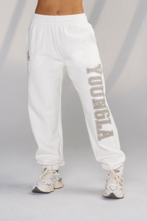 Young LA W223 - Campus Joggers Weiß | 2405-HTWSB