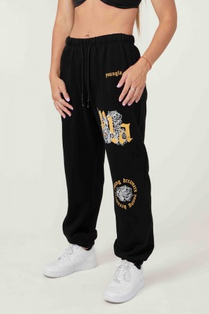 Young LA W224 Rose Joggers Schwarz | 6910-EIYJW