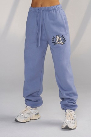 Young LA W226 - Teddy Jogger Blau | 9450-UATJF