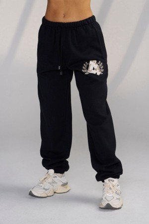 Young LA W226 - Teddy Jogger Schwarz | 7982-UYGFK