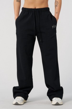 Young LA W229 - Urban Straight Leg Jogger Schwarz | 5641-MJIGY