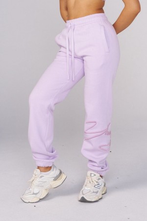 Young LA W246 Signature Joggers Lila | 2093-CAKWN