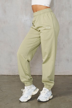 Young LA W247 Pump Cover Joggers Olivgrün | 0871-RUNBS