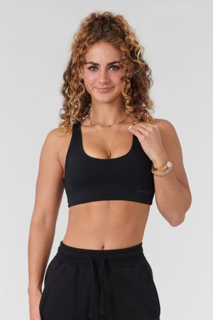 Young LA W303 Sculpt Bra Schwarz | 7580-ZVFKJ