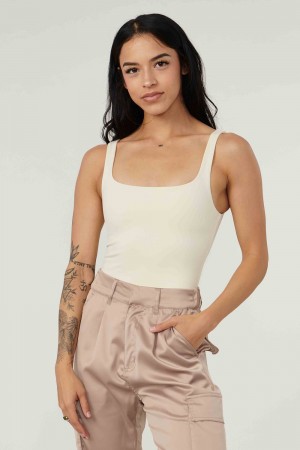 Young LA W307 - Snatched Bodysuit Weiß | 1278-QXTFC