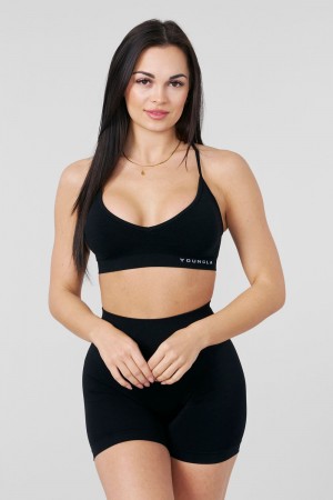 Young LA W327 - Core Seamless Sports Bra Schwarz | 2419-UXIEY