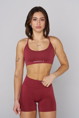 Young LA W338 - Seamless Curve Bra Rot | 1620-PWJTH