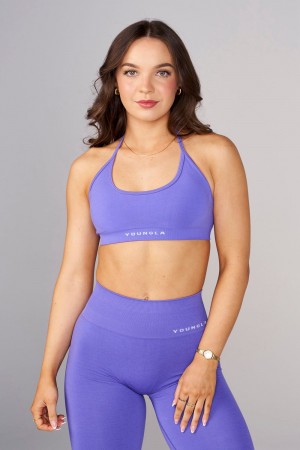 Young LA W342 Seamless Core Bra Spring 24' Dunkelblau | 9807-HBQIS