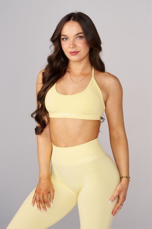 Young LA W342 Seamless Core Bra Spring 24' Gelb | 1620-GNLYD
