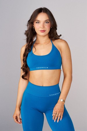 Young LA W342 Seamless Core Bra Spring 24' Blau | 2306-VJZQW