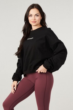 Young LA W513 - Willow Crewneck Schwarz | 3968-CDHPW