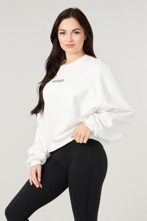 Young LA W513 - Willow Crewneck Weiß | 5904-XYBVW