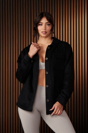 Young LA W515 - Urban Shacket Schwarz | 1359-ONXHR