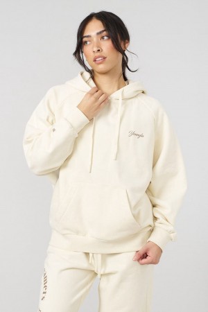 Young LA W516 Revolve Hoodie Weiß | 7965-QAYZL