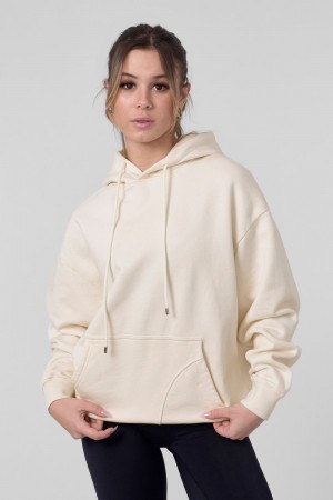 Young LA W518 - Minimal Hoodie Weiß | 8629-JCMFW